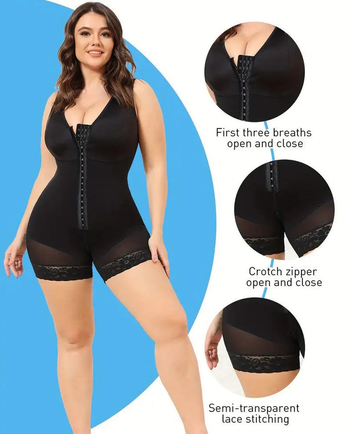 Fajas High Compression Post-surgica Short Girdle Shapewear - By Qivii