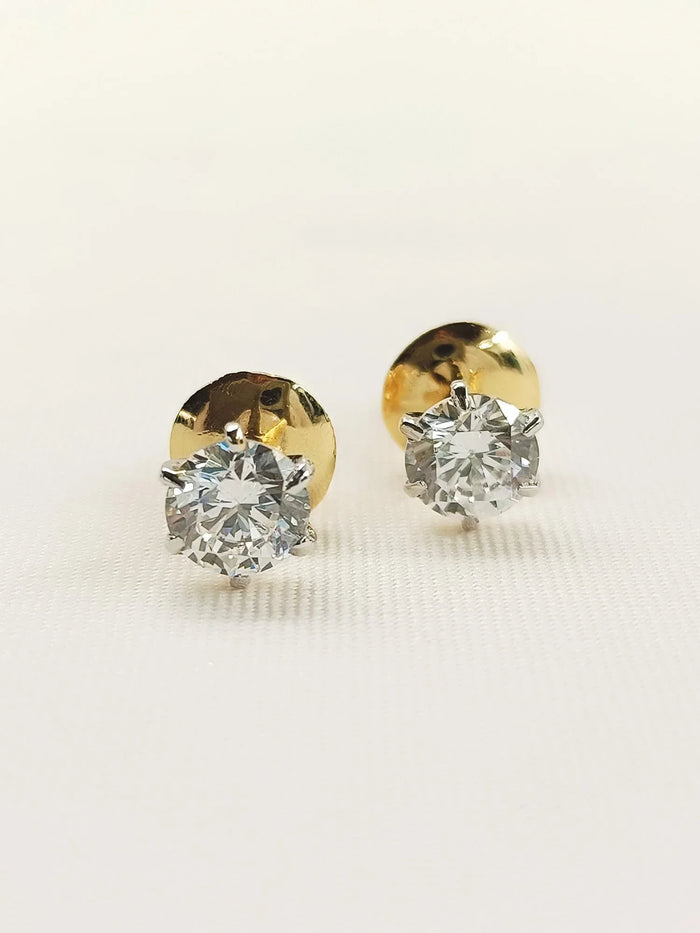 Falak 92.5 Silver Swarovski Stone Tops