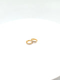Fancy Gold CZ Hoops-Balis