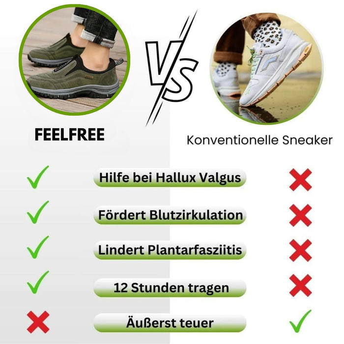 FeelFree – Orthopädische Komfortschuhe  - By Qivii