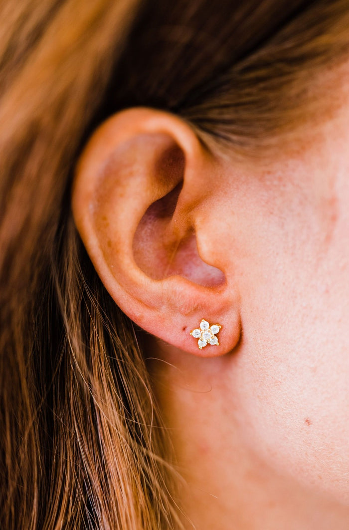Fiona Flower Stud Earrings