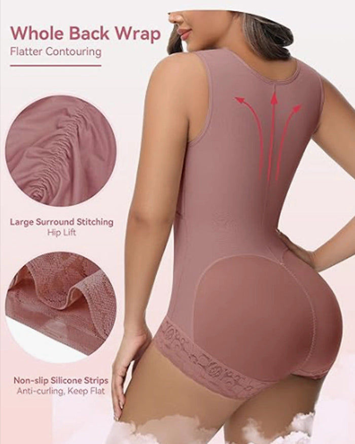 Full Bust Butt Lifting Post Surgery Body Shaper - By Qivii