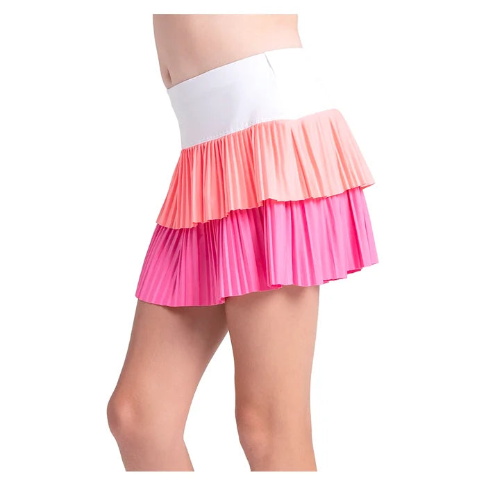 Girls' Doubles Pleated Skort Taffy