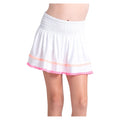 Girls' Smocked Frill Skort White