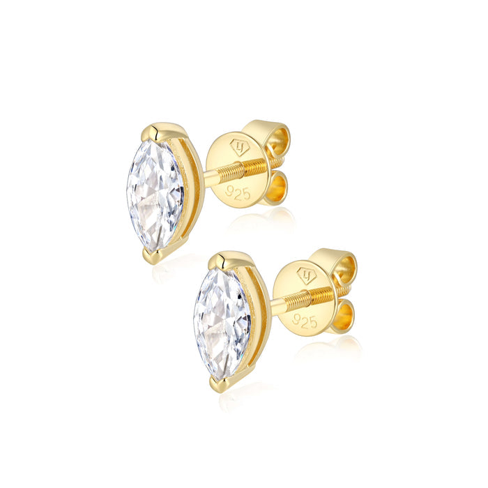 Giselle Ct Marquise Diamond Studs