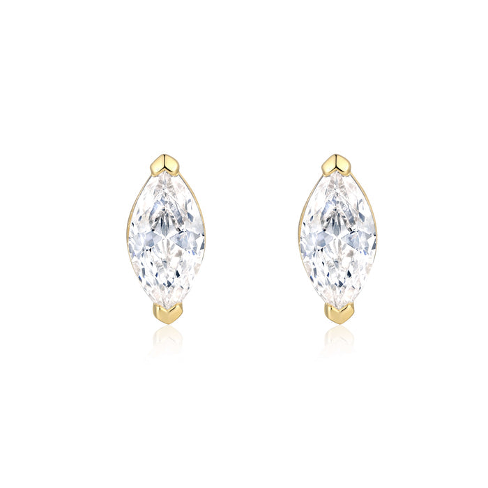 Giselle Ct Marquise Diamond Studs