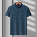 Glacier Grid Polo Shirt  - By Qivii