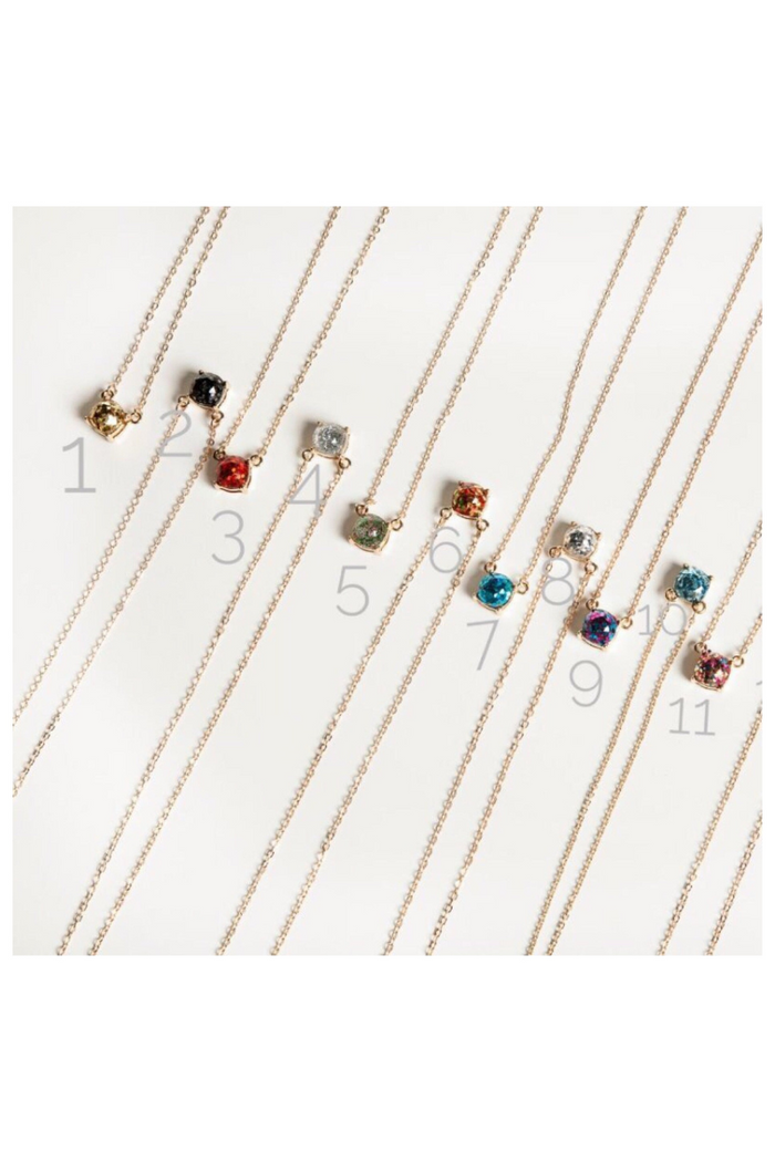 Glitter Pendant Necklace - Final Sale