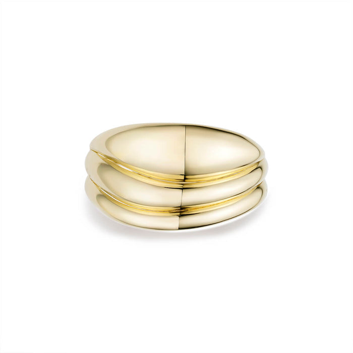 Gold or silver Womens 3 row ring-ring-lirysjewelry