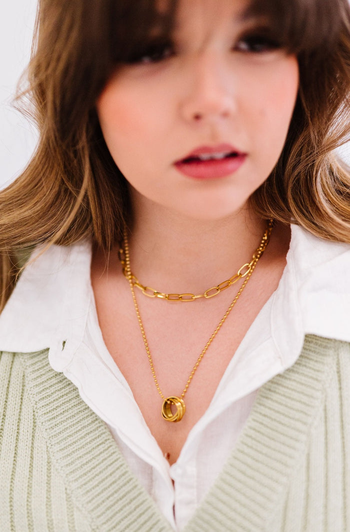 Halle Double-Layered Necklace