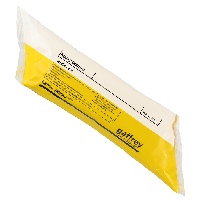 Hansa Yellow Mid-tone Heavy Texture