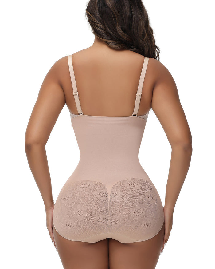 High Compression Butt Lift Zipper Shapewear Shorts Tummy Control Fajas Shorts - By Qivii