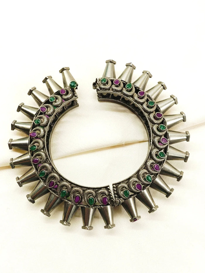 Hridya R&G Oxidized Kada