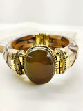 Hridyanshi Brown Bone Bracelet