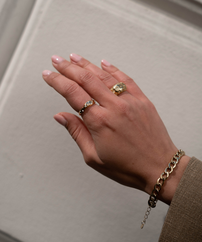 ICONIC PLAID RING