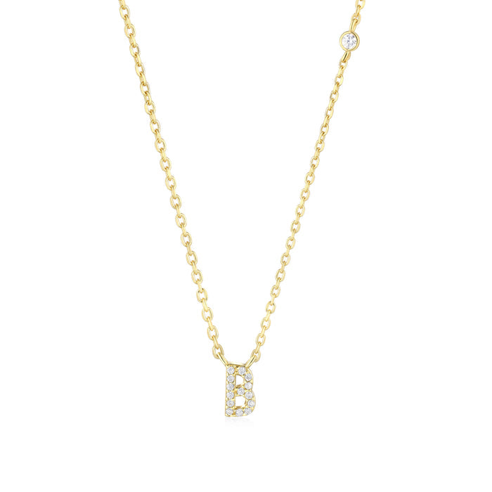 Initial Charm Necklace