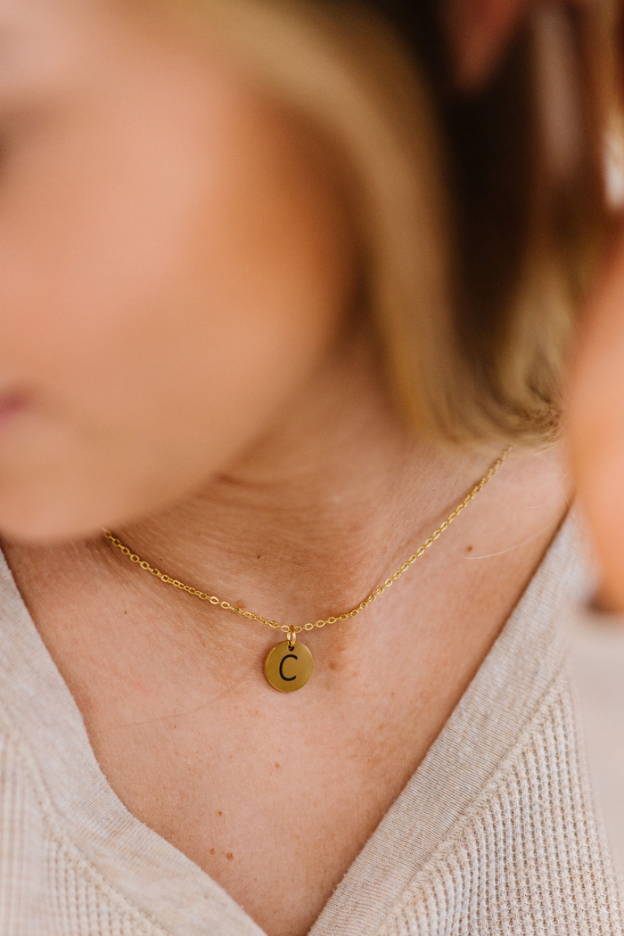 Initial Necklace Charms