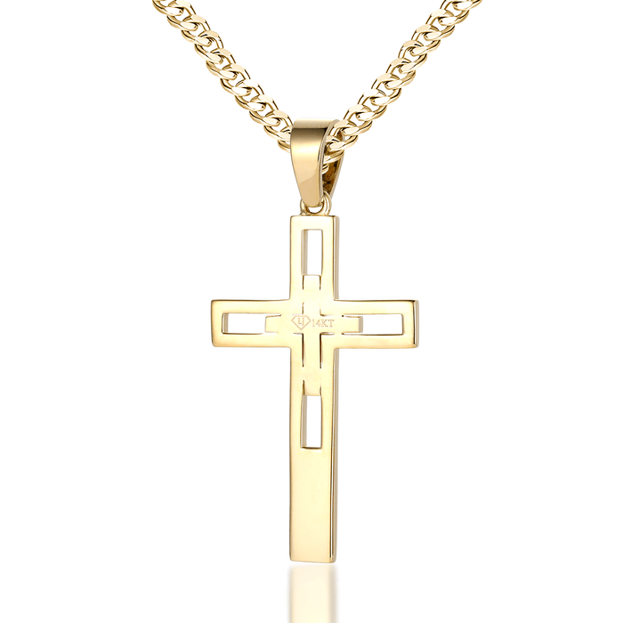 Interlocked Cross Pendant