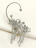 Ishika White American Diamond Earrings