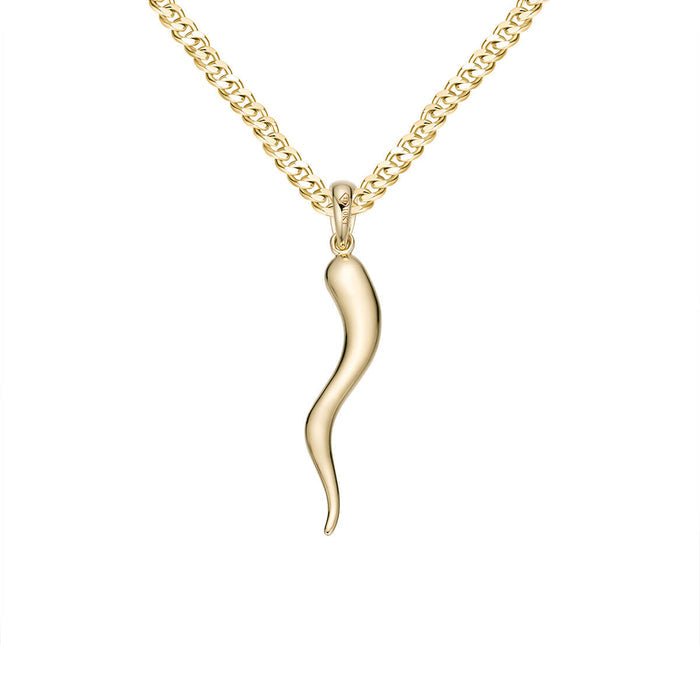 Italian horn-pendant charm-lirysjewelry