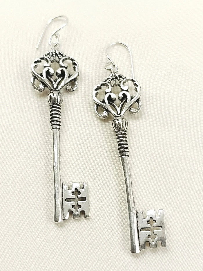 Jivanta Silver Western Earrings