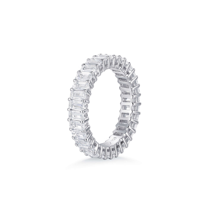 Juliette Emerald Diamond Wedding Band