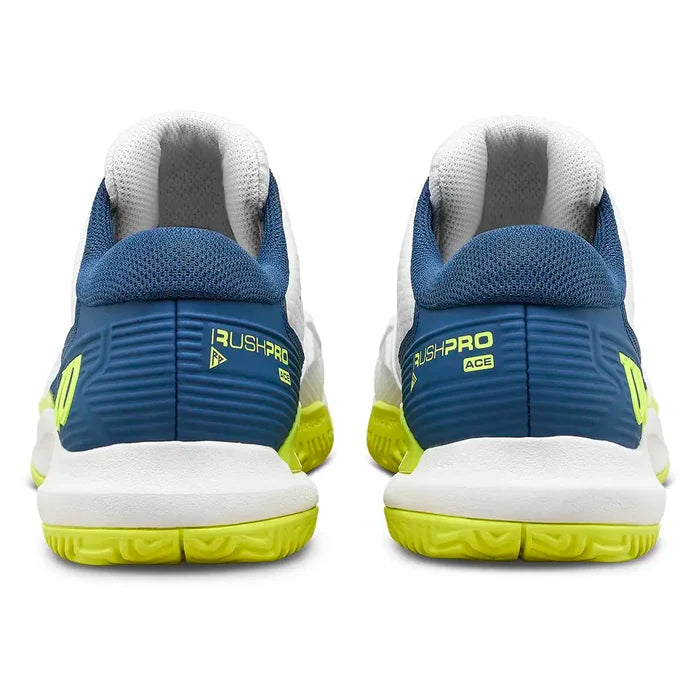 Juniors' RUSH PRO ACE Shoes Snow White and Ensign Blue