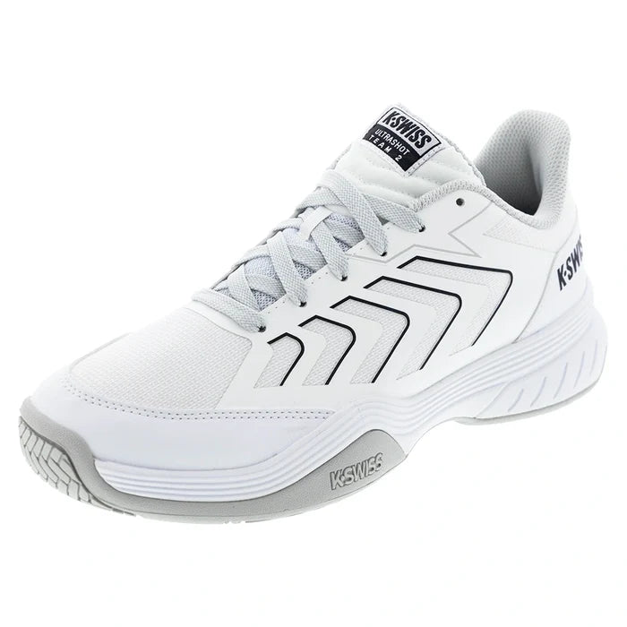 Juniors' Ultrashot Team 2 Court Shoes White and Dawn Blue