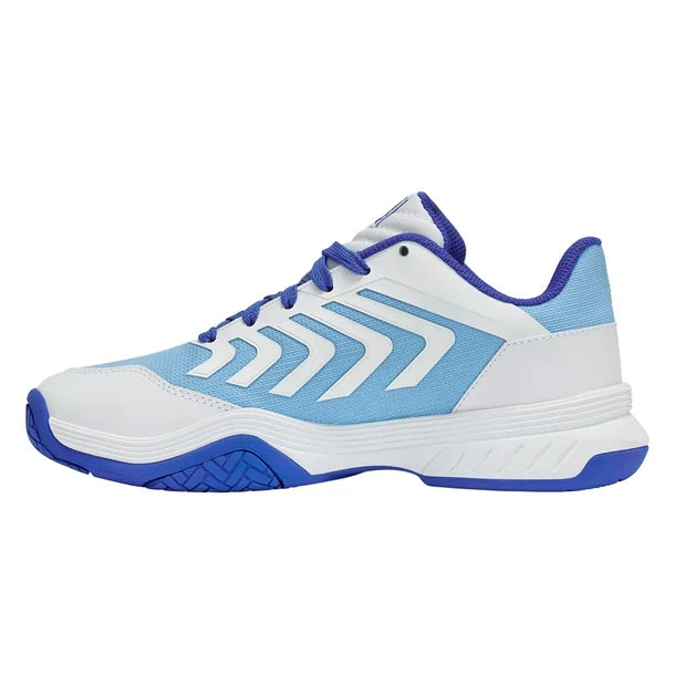 Juniors' Ultrashot Team 2 Court Shoes White and Dazzling Blue