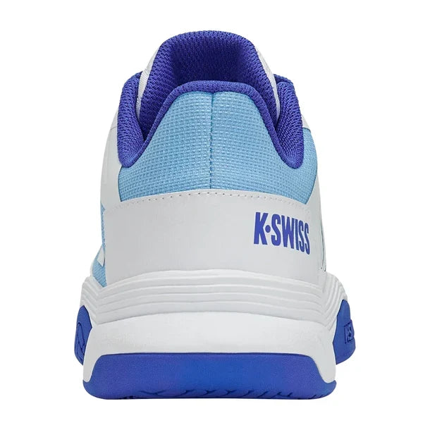 Juniors' Ultrashot Team 2 Court Shoes White and Dazzling Blue