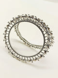 Kanakojjvala Plain Oxidized Bangle