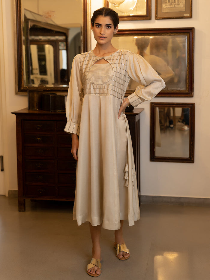 Kayla Silver Dress