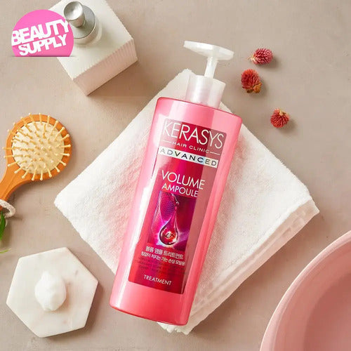 Kit Shampoo Y Tratamiento Kerasys Advance Volumen Colágeno