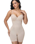 Lace Cup Tummy Control Shapewear Bodysuit - By Qivii