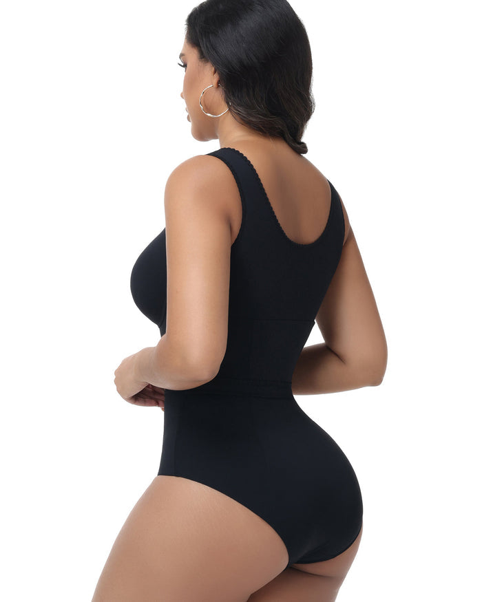 Lace Slimming Tummy Control Shapewear Bodysuit - By Qivii
