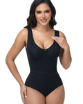Lace Slimming Tummy Control Shapewear Bodysuit - By Qivii