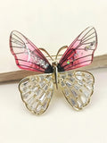 Lara Majenta Butterfly Brooch