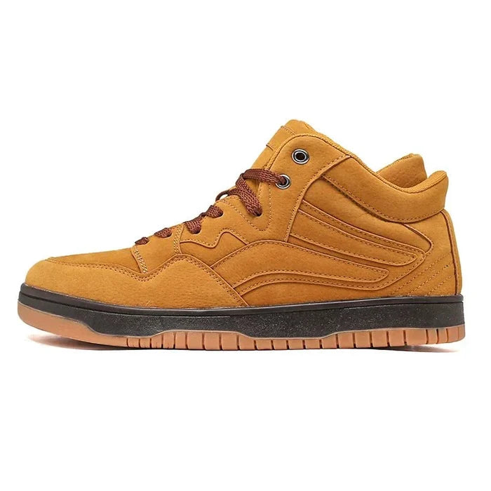 Leather Basketball Sneakers  - By Qivii