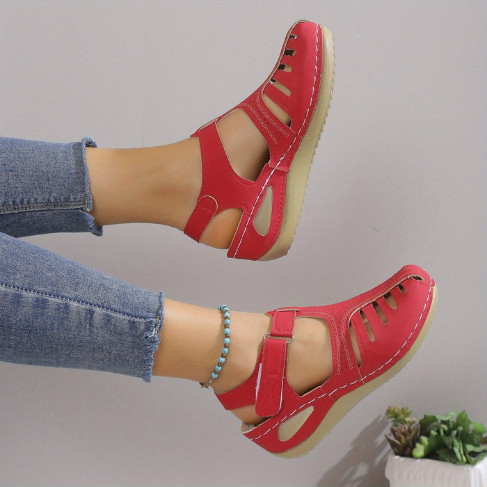 Leni – Komfort Sandalen mit sanfter Erhöhung  - By Qivii