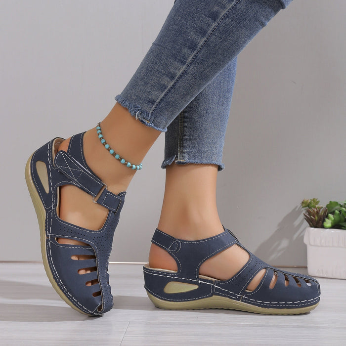Leni – Komfort Sandalen mit sanfter Erhöhung  - By Qivii