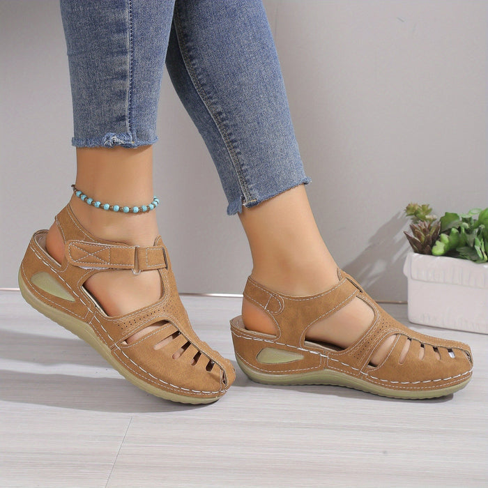 Leni – Komfort Sandalen mit sanfter Erhöhung  - By Qivii