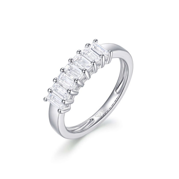Leona Radiant Diamond Wedding Ring