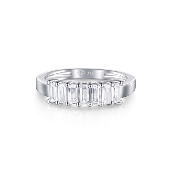 Leona Radiant Diamond Wedding Ring