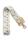 Lilac Vines Adjustable Bag Strap