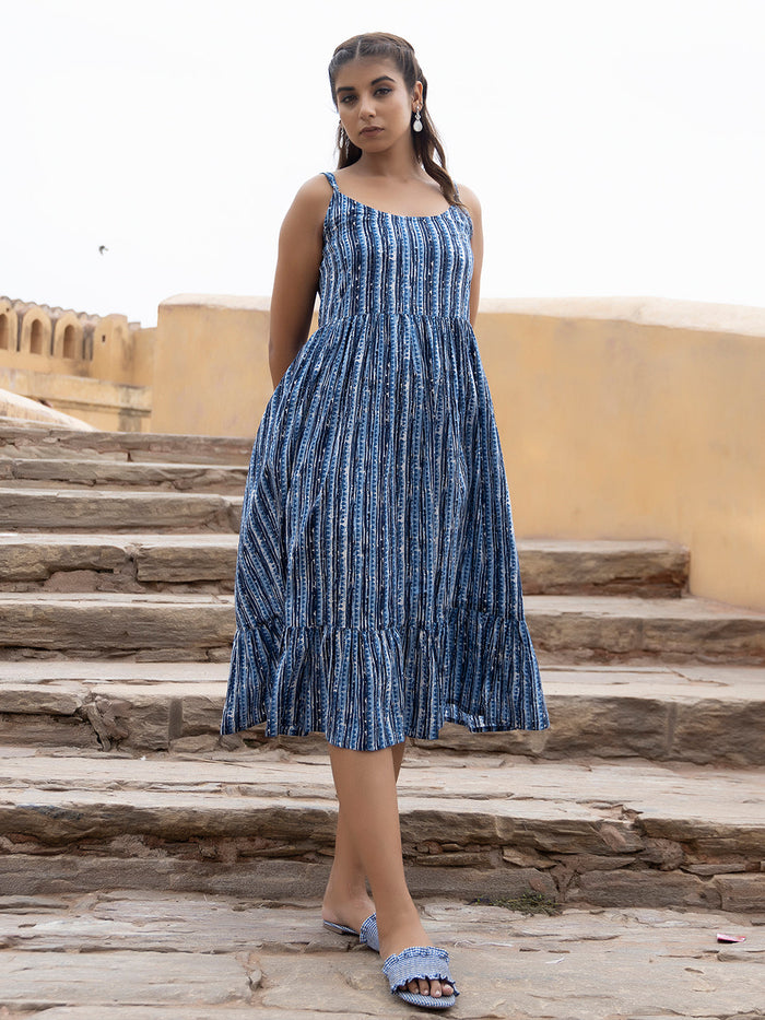 Lily Indigo Dress