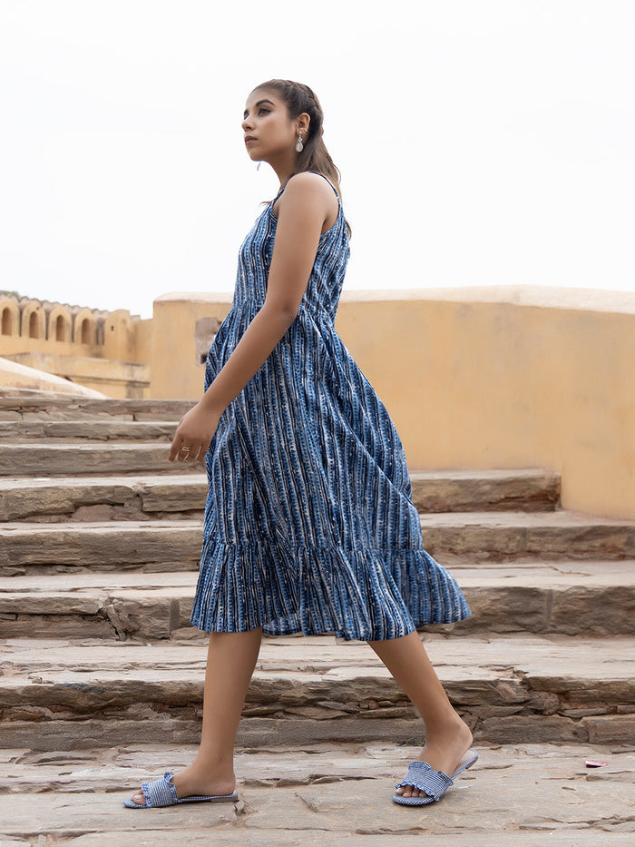 Lily Indigo Dress