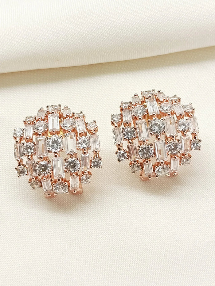 Love White American Diamond Tops
