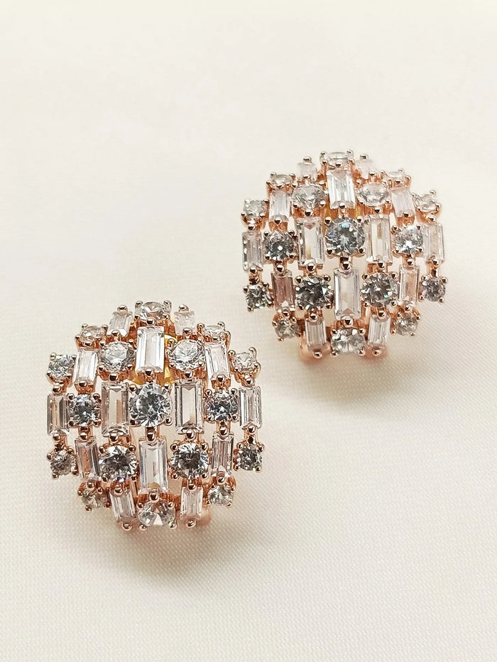 Love White American Diamond Tops