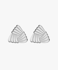 LUNA TRIANGLE EARRINGS SILVER