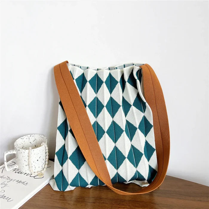 Teal Blue & White